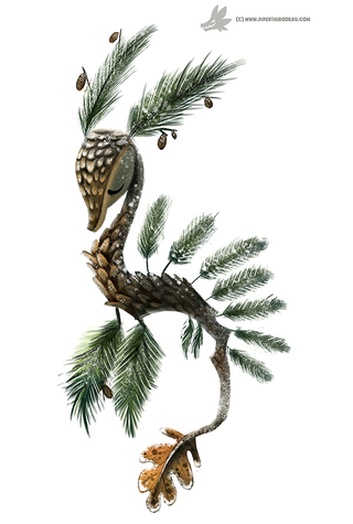 Illustration for article titled These Stunning Illustrated Sea Dragons Are Part Fish and Part Tree
